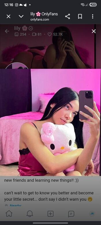 Full leaked Itslilybuns private onlyfans photo