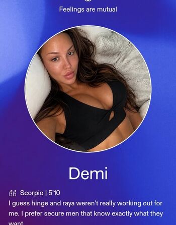 Full leaked La demi private onlyfans photo