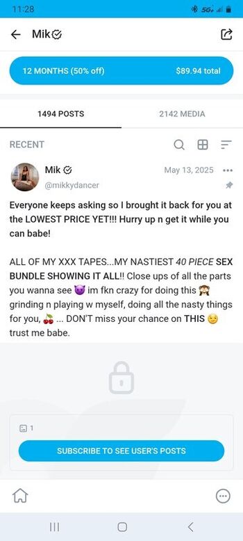 Full leaked Mikailadancer  page private onlyfans photo