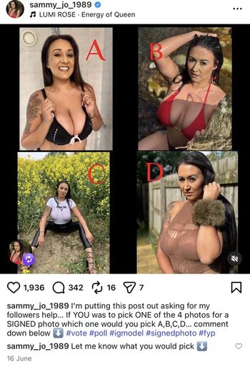 Full leaked Sammy jo private onlyfans photo